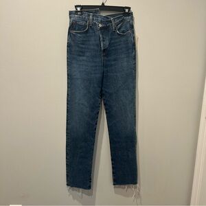 Agolde Women's Straight Leg Jeans - Deep Indigo